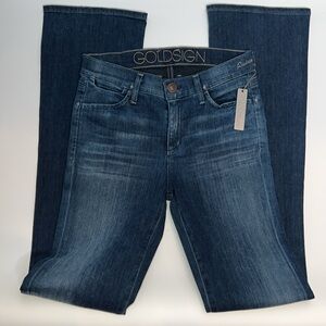 👖NWT GOLDSIGN QUINN HIGH WAIST STRAIGHT LEG JEANS SIZE 26
